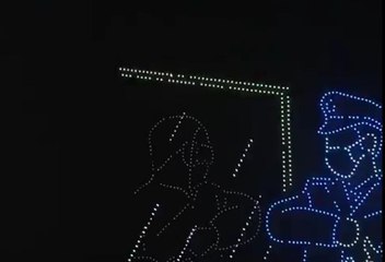 عروض ضوئية لطائرات الدرون تحتفل بعودة الحياة إلى ووهان