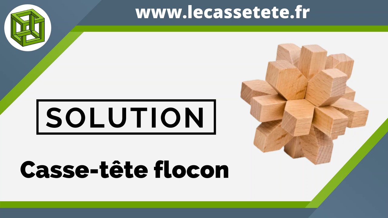 solution casse-tête flocon