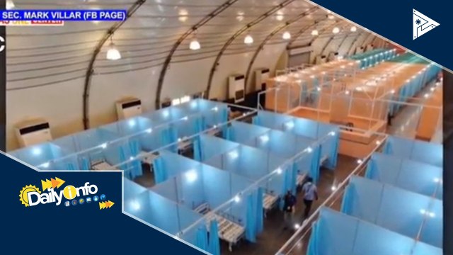 3 pasilidad para sa mga pasyenteng apektado ng CoVID-19, nakahanda na