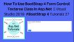 How to use bootstrap 4 form control textarea class in asp.net || visual studio 2019 #bootstrap 4 tutorials 27