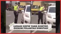Kronologi Polantas Ludahi Pengendara Mobil