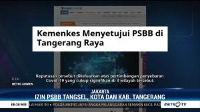 3 Wilayah Banten Dapat Izin Terapkan PSBB