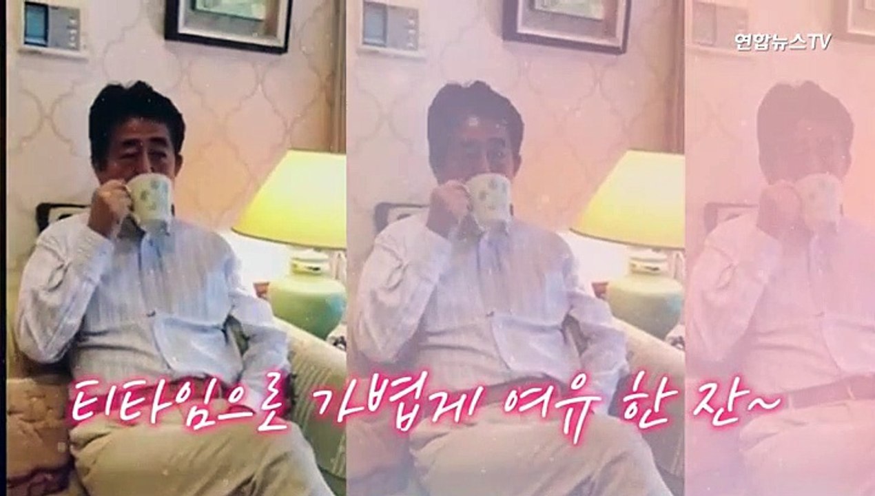 [현장] 한가하게 개하고 놀 때인가…아베 트위터에 비난 봇물