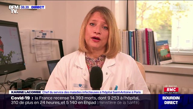 Le Dr Karine Lacombe estime que le confinement a permis de ne pas saturer l'ensemble des hôpitaux en France