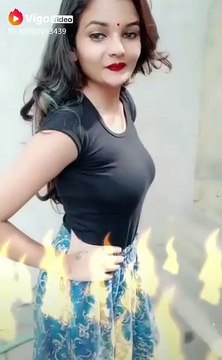 Black top hot sexy girl tik tok video dance new video