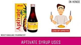 Aptivate syrup Benefits, Composition and uses  | In Hindi | Mohit Ranglani : Pharmacist