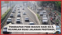 Masuk Hari ke-4 PSBB, Sejumlah Ruas Jalanan Protokol Jakarta Ramai