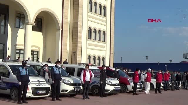 GAZİANTEP İslahiye'de Vefa Grubu'ndan sağlıkçılara alkışlı destek