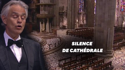 Pour Pâques, Andrea Bocelli chante dans le Duomo de Milan vide