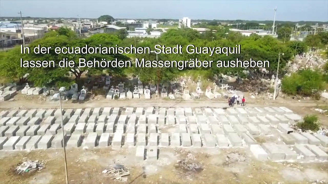 Massengräber für Corona-Tote in Ecuador