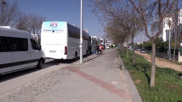 Karantina süresi dolanlar evlerine gönderilmeye başlandı