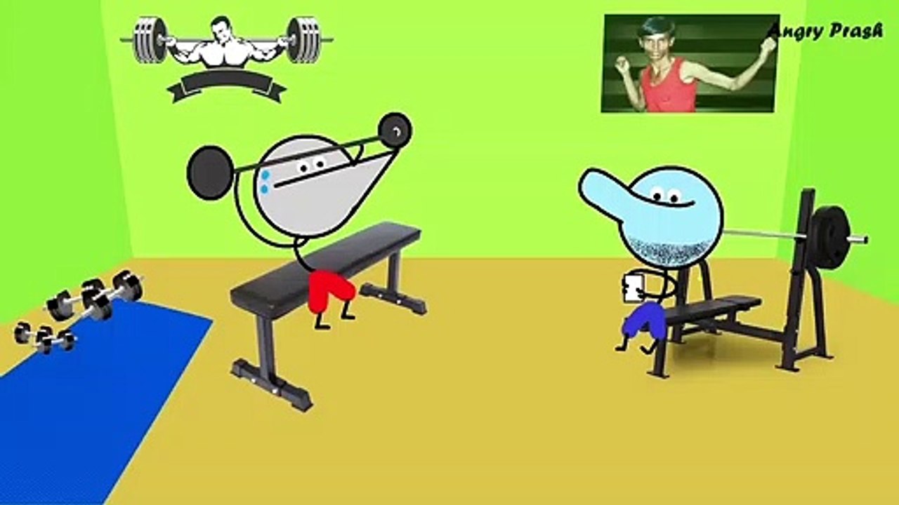 Prash  in gym|| angry prash
