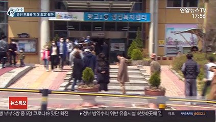 [선택 4·15] 4명 중 1명 사전투표…전체 투표율도 '역대최고' 되나