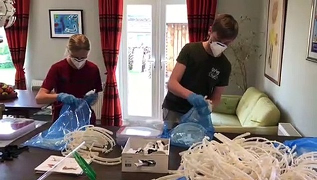 Grilli Family making visors