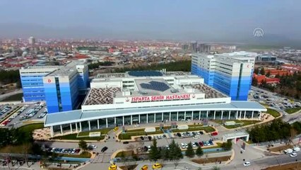 Isparta Şehir Hastanesi, Kovid-19 salgınıyla mücadeleye katkı veriyor