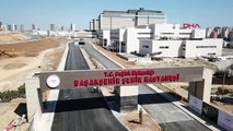 BAŞAKŞEHİR ŞEHİR HASTANESİ YOL YAPIM ÇALIŞMALARI HAVADAN GÖRÜNTÜLENDİ