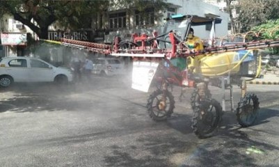 Delhi:Massive sanitation drives in corona-hit zones launched