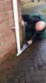 Canary Guttering Services - Create a water sprinkler from a blocked drain!