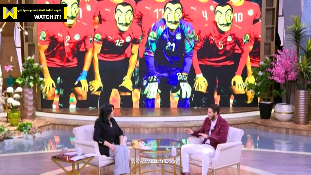 برنامج معكم - إعرف مين صاحب فكرة دخول لاعبي #المنتخب_الأوليمبي بالأقنعة من #رمضان_صبحي نجم #النادي_الأهلى وكابتن #منتخب_مصر_الأوليمبي 