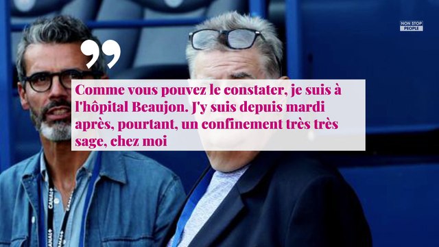 Pierre Ménès atteint du coronavirus et hospitalisé, il donne de ses nouvelles