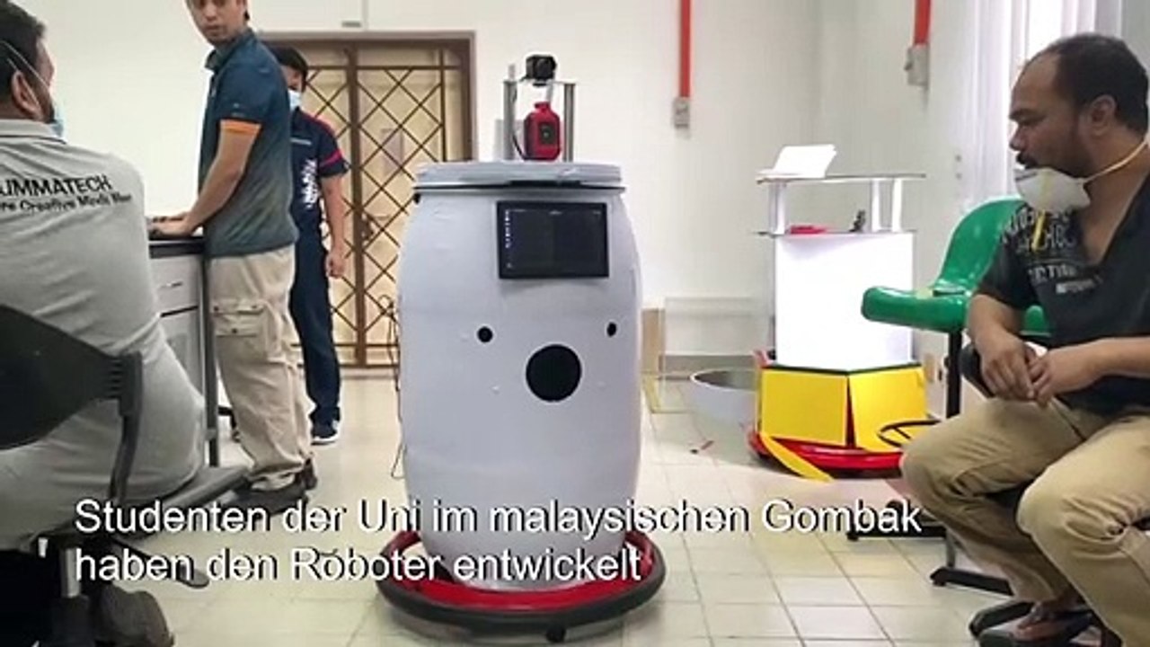 Keine Ansteckungsgefahr: Roboter soll Corona-Infizierten helfen