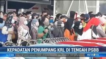 KRL Bogor-Jakarta Tetap Padat di Tengah PSBB