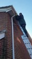 Canary Guttering Services - Pressure removed from a blocked drain!
