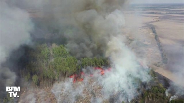 Une semaine après son départ, l'incendie à proximité de Tchernobyl n'est toujours pas maîtrisé
