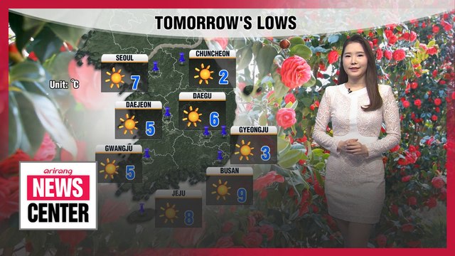 [Weather] Sunny and warm nationwide but still dry in central regions
