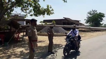 फतेहपुर: थाना सुल्तानपुर घोष के अंतर्गत कौशाम्बी से लगे अफ़ोई बार्डर पर पुलिस हुई तैनात