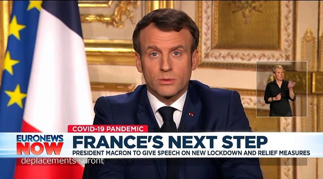 Coronavirus: France death toll 14,400 ahead of Macron speech on lockdown