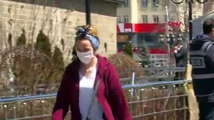 Erzurum'da, yasağın ardından hareketlilik