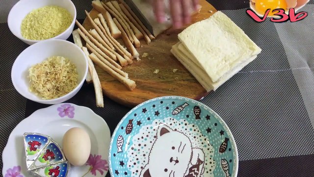 Cách Làm BÁNH MÌ CUỘN PHÔ MAI CHÀ BÔNG HEO Chiên Xù | BÁNH MÌ SANDWICH CUỘN