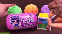 3 Colors Play Foam in Ice Cream Cups I  LOL Peppa Pig Toy Story Pikmi Pops Surprise Toys