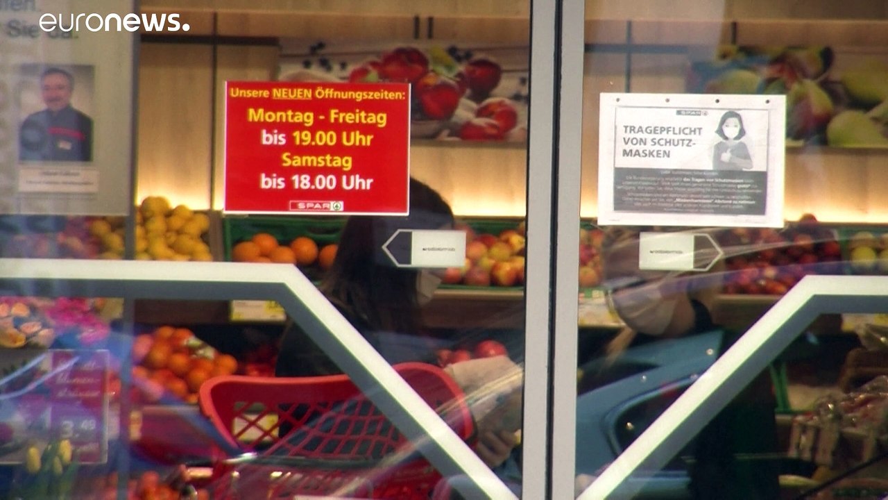 Unter strengen auflagen: in Österreich öffnen kleine geschäfte