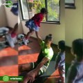 Cristiano Ronaldo çocuklarıyla birlikte çalışıyor