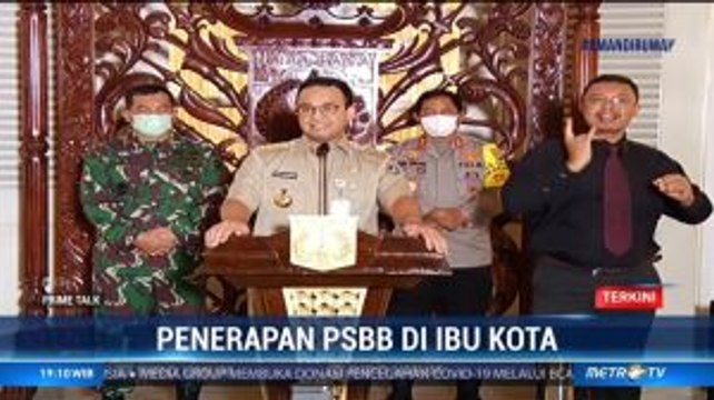 Anies Ancam Cabut Izin Usaha Perusahaan yang Langgar PSBB