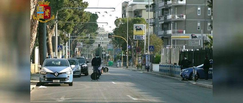 Bari - Controlli anti Covid della Polizia di Stato (13.04.20)