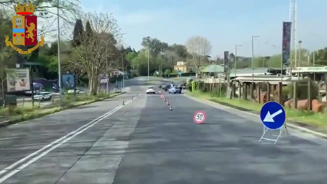 Coronavirus, controlli dela Polizia di Stato sul litorale romano (13.04.20)