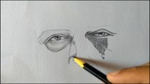 joker drawing part 1 | drawing with one pencil| how to draw realistic|