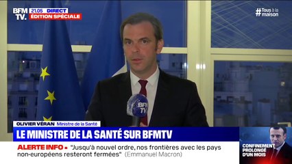 Olivier Véran: "Chaque personne malade ou susceptible de l'être devra bénéficier d'un test diagnostic"