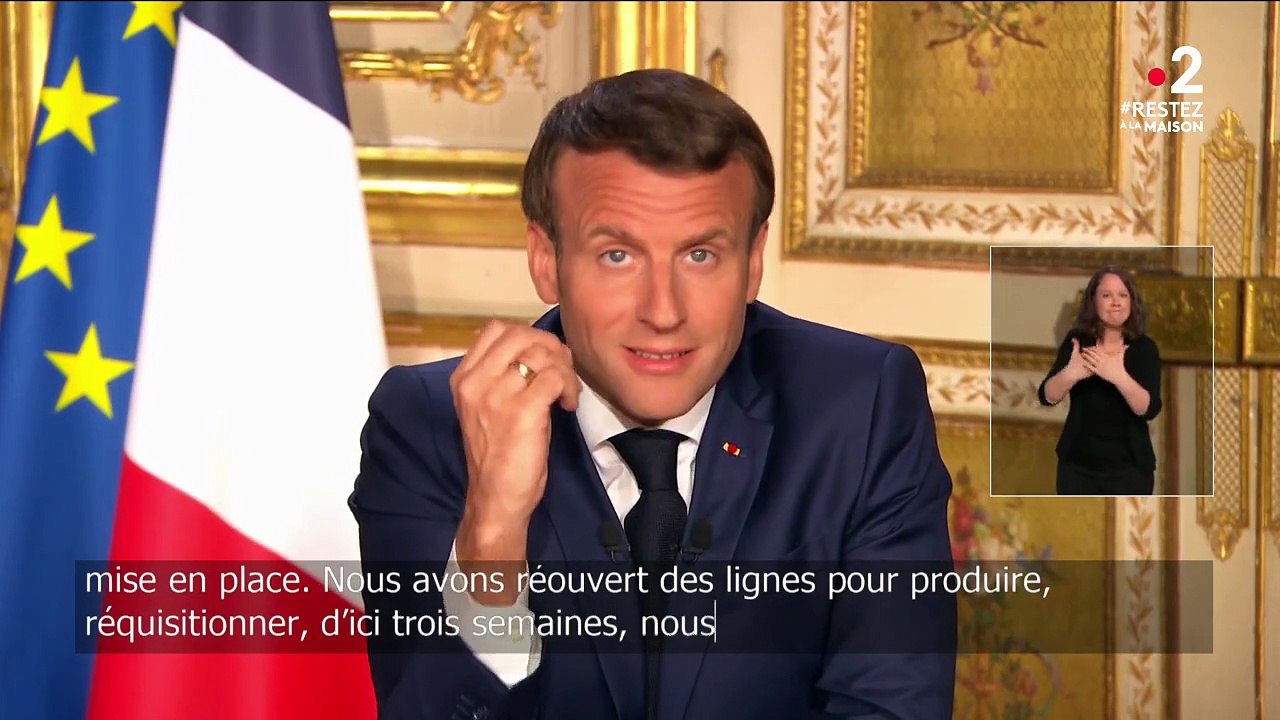 Coronavirus : Emmanuel Macron annonce une prolongation du confinement jusqu'au 11 mai