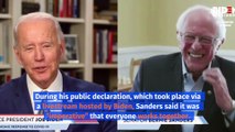 Bernie Sanders Endorses Joe Biden for President