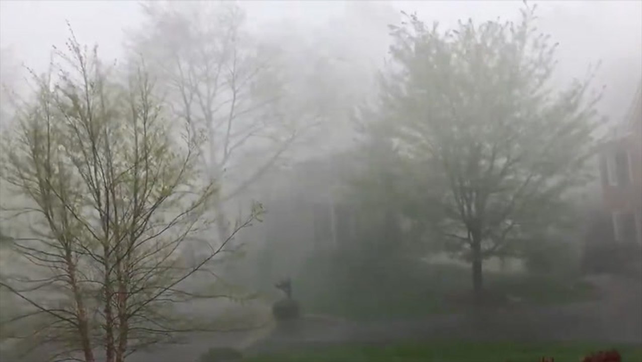 Severe storm blasts through Maryland
