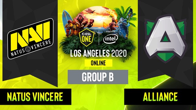 Dota2 - Natus Vincere vs. Alliance - Game 1 - Group B - EU:CIS - ESL One Los Angeles