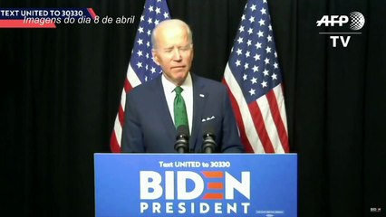 Sanders apoia ex-adversário Joe Biden
