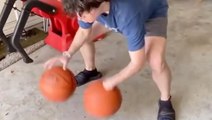 This One-Handed Basketball Player Has Mad Skills