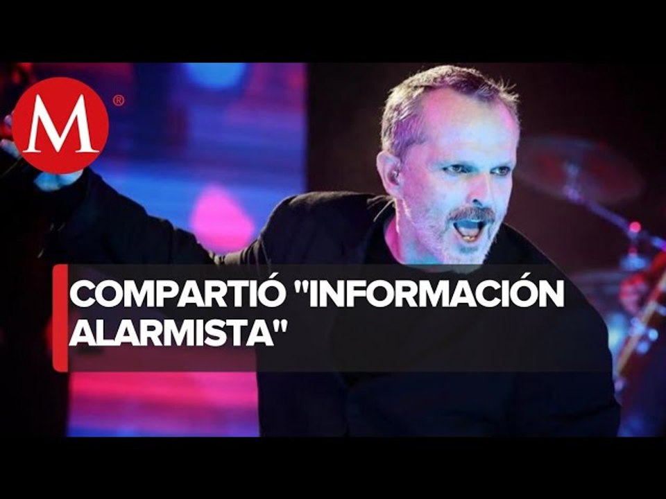 Miguel Bose comparte 'fake news' sobre implantacion de la red 5G