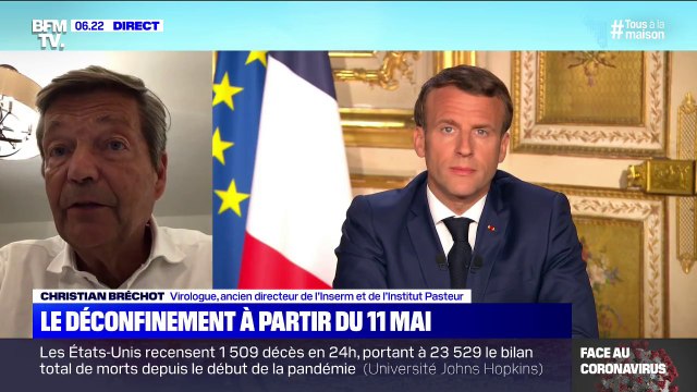 L'ancien directeur de l'Inserm juge logique un déconfinement progressif à partir du 11 mai