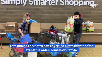 Trump espera reiniciar la economía en mayo en la decisión "más dura" de su presidencia